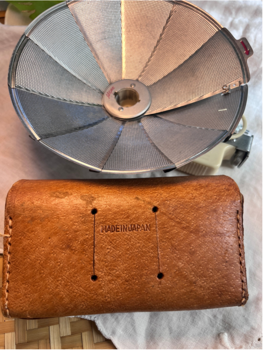 Alpex Vintage BC-Type Camera Flash with Leather Case One Size Brown Silver - Picture 5 of 16